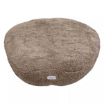 Housse Teddy pour coussin double - taupe