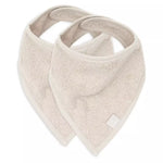 Lot de 2 bavoirs bandana Nougat