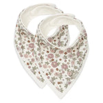 Jollein bavoir bandana - Retro Flowers lot de 2