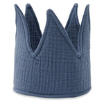 Couronne d'anniversaire 12x35cm - Bleu jean