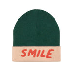 Bonnet Lässig Little Gang Smile - Vert océan / Rose clair