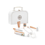 Kid's Concept Sac de docteur avec jouet en bois - blanc