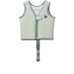Liewood Dove Gilet de natation seersucker pour enfants - Menthe poivrée / Sable
