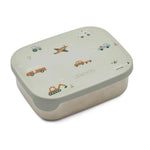 Liewood Boîte à pain / lunchbox - Arthur - Vehicle Dove / Blue Mix
