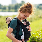 Minimonkey Porte-bébé double - Tandem Carrier - Noir