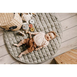 Tapis de jeu Play&Go 3-en-1 - Doux bio - Vert prairie