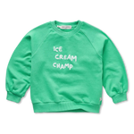 Sproet en Sprout Sweatshirt raglan Ice Cream Champ vert jade