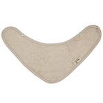 Timboo Bavoir bandana double couche - Gris plume
