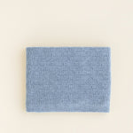 Snood blanc / écharpe tube Gifi bleu clair