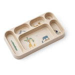 Assiette compartimentée Liewood / Mosu Divider Plate - All Together Sandy