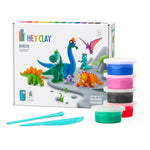 Hey Clay Pâte auto-durcissante Dino - 15 pots