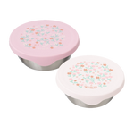 Fresk Boîte à goûter en inox 2 pièces - Garden Flowers