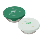 Boîte à goûter en acier inoxydable Fresk, lot de 2 - Surf Boy