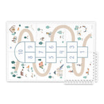 Play&Go Tapis de jeu puzzle - Eevaa 2-en-1 tapis puzzle/boîte de rangement - Tiloo Hopscotch | Foam