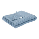 Couverture de berceau Little Dutch Pure Denim Blue