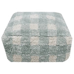 Lorenal Canals Pouf Vichy bleu sauge