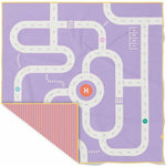 Quut - Serviette de jeu XL - 180x180cm - On The Road Lavender