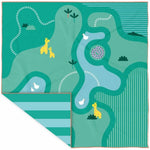 Quut - Grande serviette de jeu XL - 180x180cm - Safari