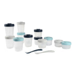 PACK PREMIER REPAS 2x90ml + 4x150ml + 6x250ml + 2 CUILLÈRES EN SILICONE 1ER ÂGE - STORM