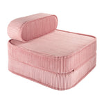 Chaise Flip en mousse rose