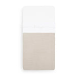 Drap pour berceau Jollein 75x100 cm - Love You - Nougat