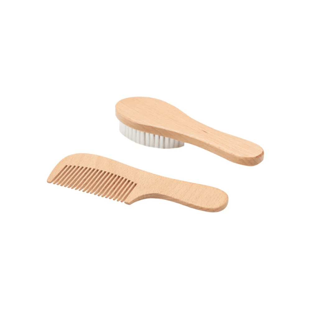Bébé-jou Brosse et peigne - bois