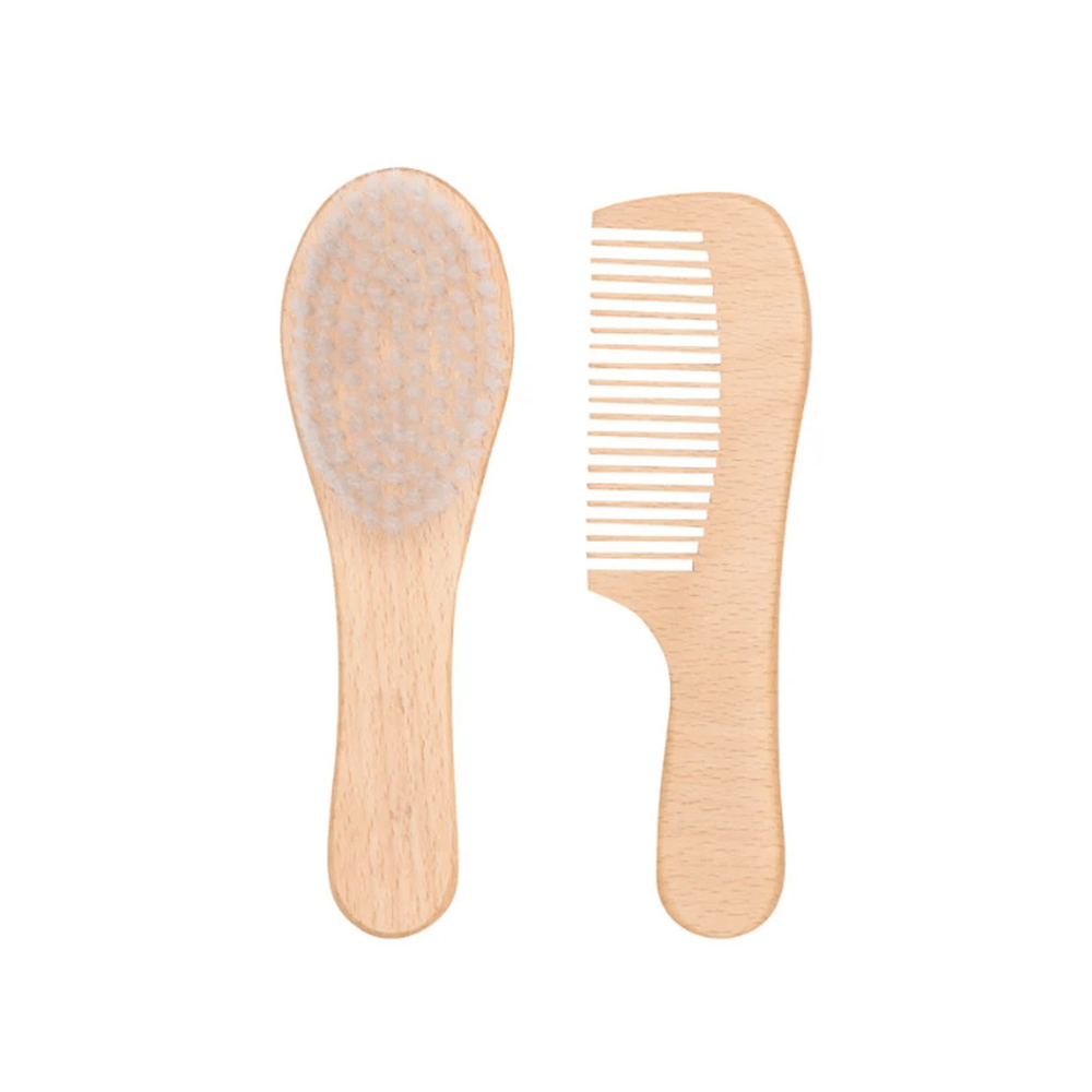 Bébé-jou Brosse et peigne - bois