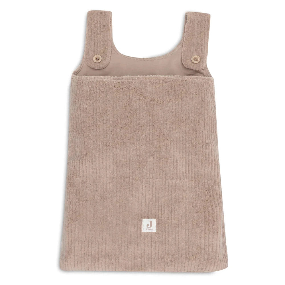 Jollein sac de rangement pour parc en tissu côtelé - Milky Coffee