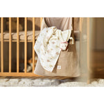 Jollein sac de rangement pour parc en tissu côtelé - Milky Coffee