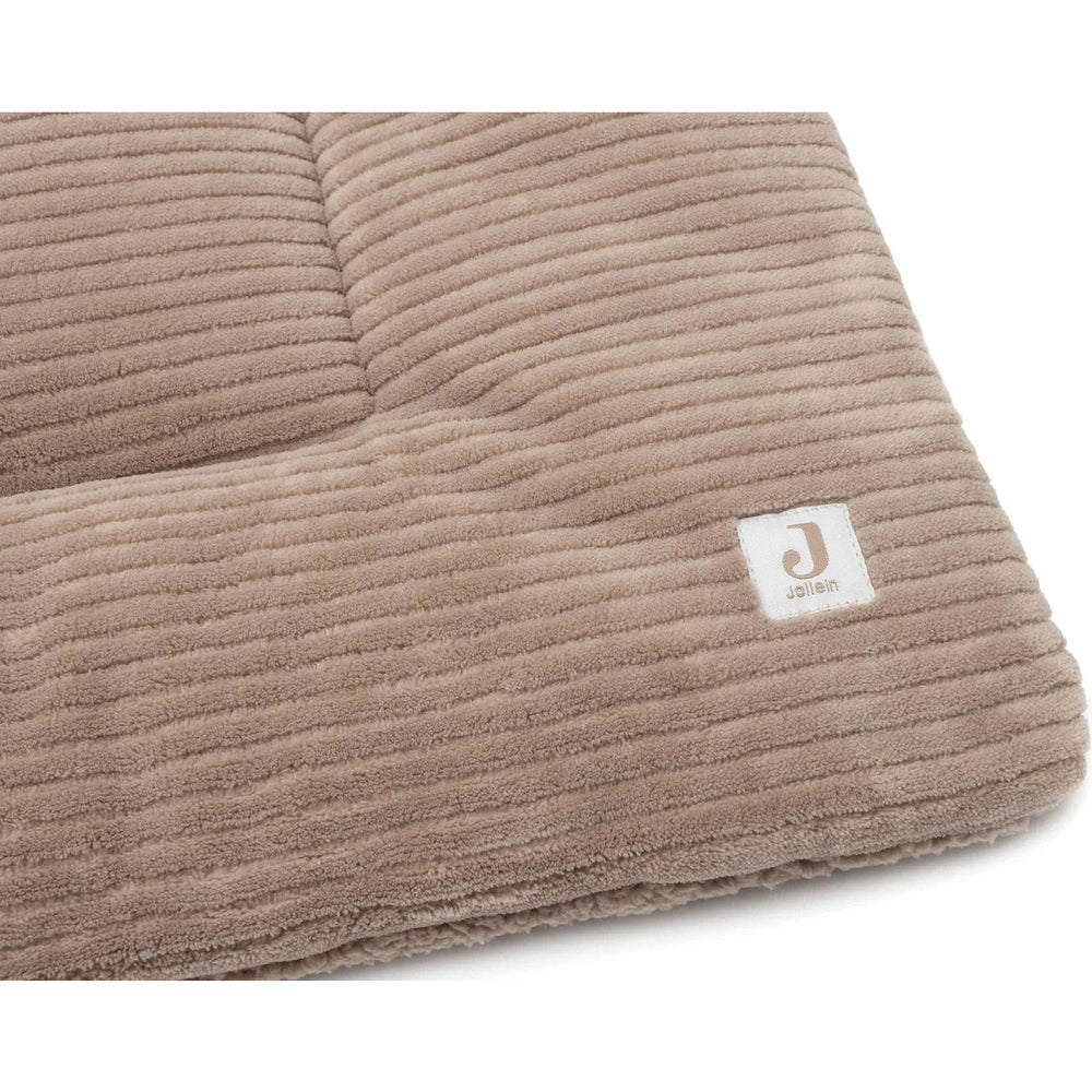 Jollein - Tapis de parc/box 75x95 cm - Cloudy Rib - Café au lait