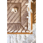 Jollein - Tapis de parc/box 75x95cm - Cloudy Rib - Milky Coffee