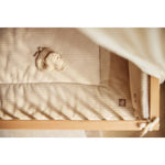 Jollein - Tapis de parc/coussin de parc 75x95cm - Cloudy Rib - Avoine