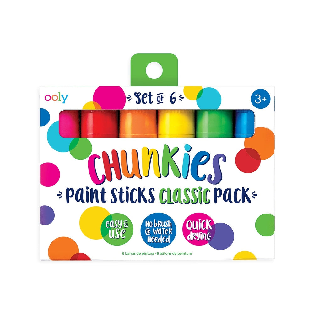 Ooly Chunkies crayons de peinture Classic, 6 pièces