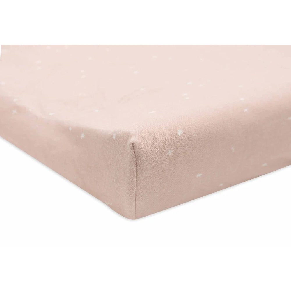 Jollein Housse de matelas à langer en jersey 50x70cm Twinkling - Rose sauvage