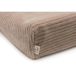 Jollein Housse de matelas à langer en tissu côtelé 50x70cm - Café lacté