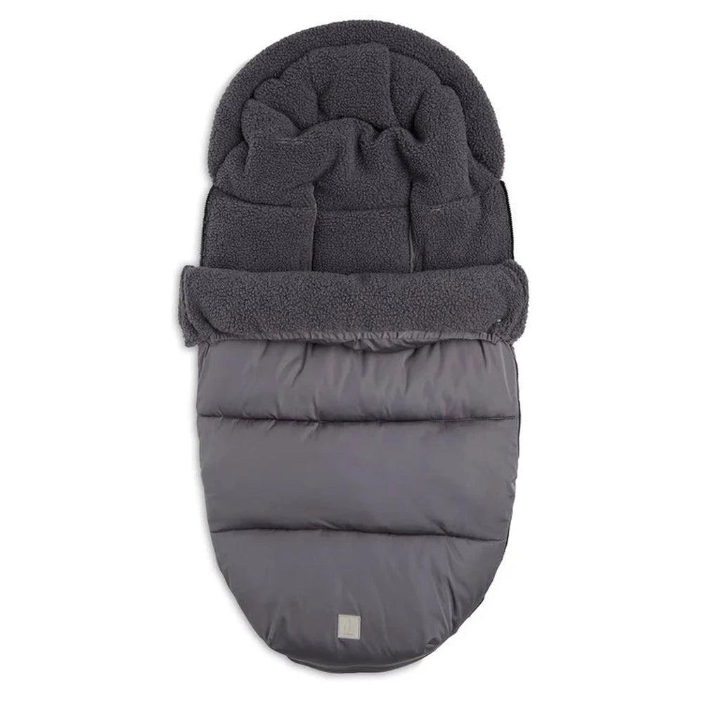 Jollein chancelière pour buggy / poussette - gris matelassé