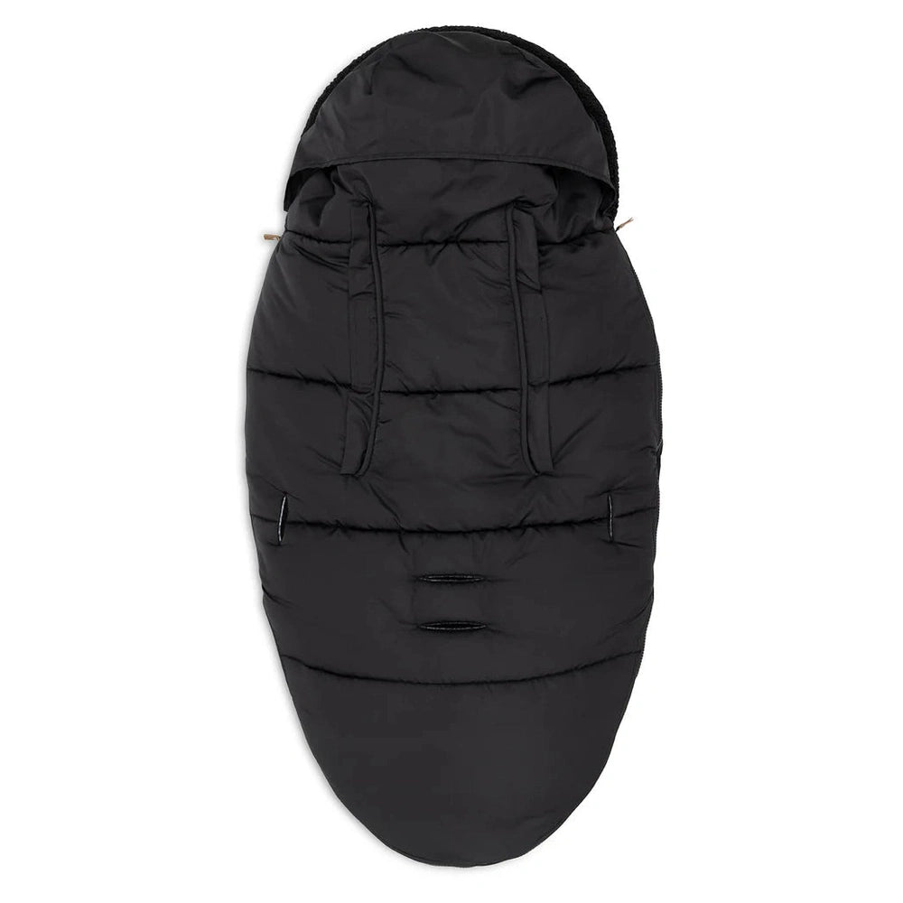 Jollein Chancelière pour buggy / poussette - Noir matelassé