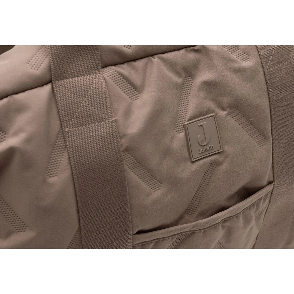 Jollein - Sac à langer Lily en relief - Milky Coffee
