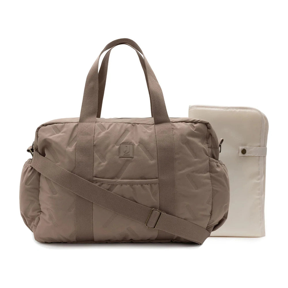 Jollein - Sac à langer Embossed Lily - Café au lait
