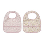 Jollein Bavoirs imperméables lot de 2 - Fleurs