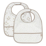 Jollein Bavoirs imperméables 2 pièces - Imprimé floral Dromen