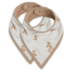 Jollein bavoir bandana - ourson - 2 pièces