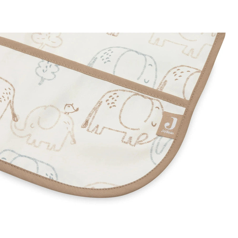 Bavoir imperméable à manches Jollein - Elephant Tales