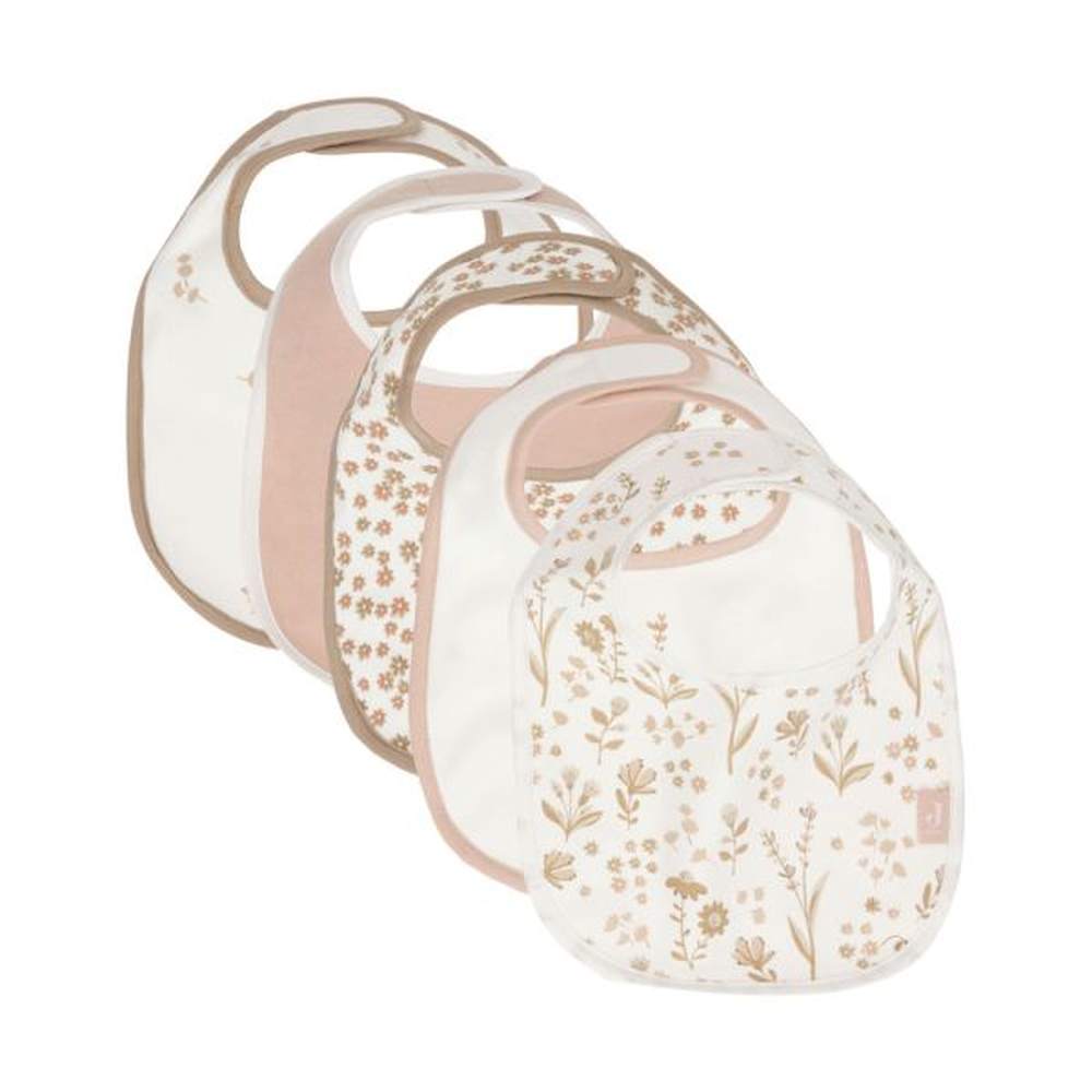 Jollein bavoirs imperméables - lot de 5 - Bloomy