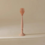 Mushie Brosse à biberon en silicone - Nettoyage des biberons - Blush