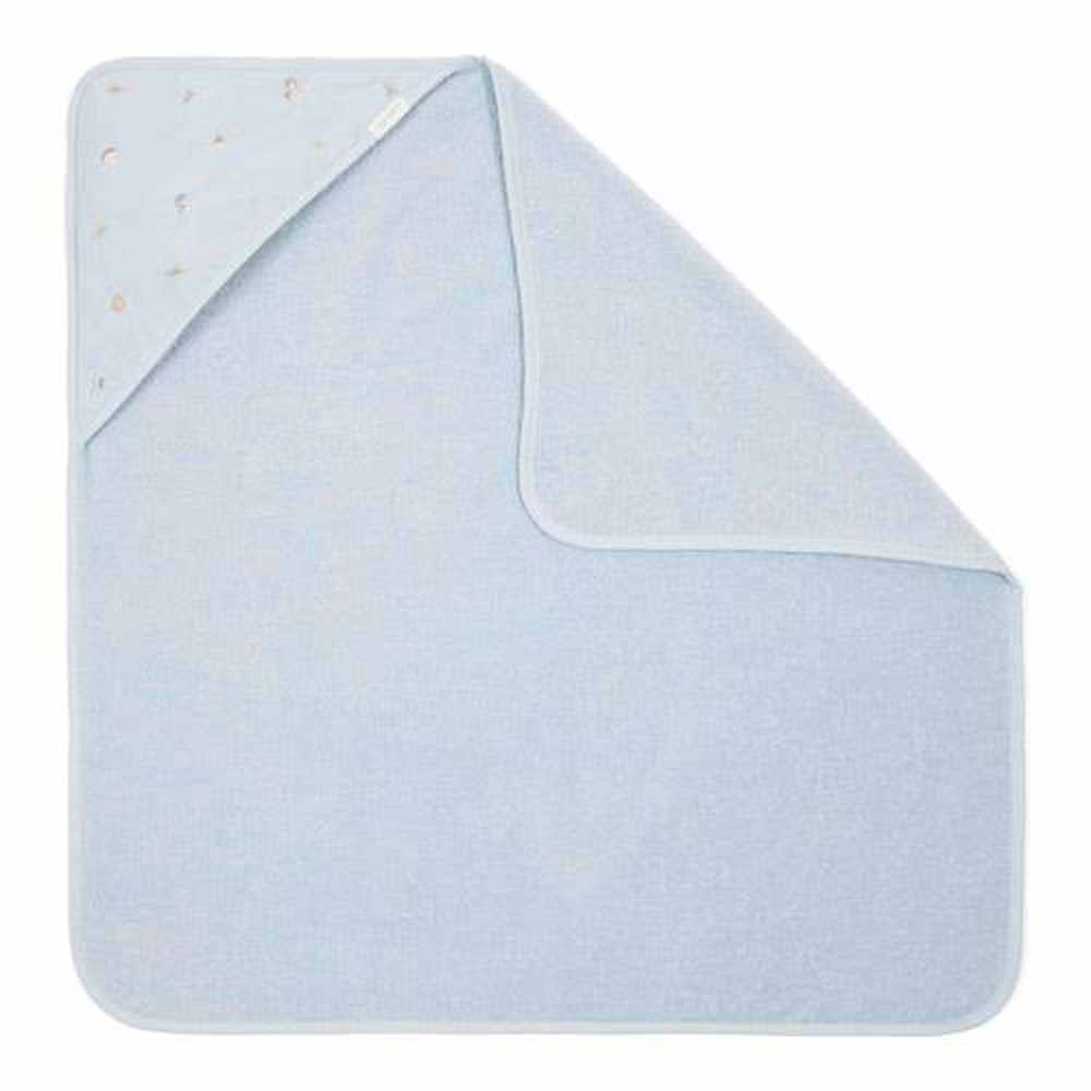 Little Dutch Cape de bain - brodé bleu