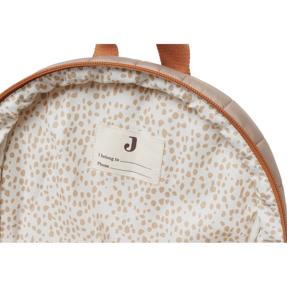 Jollein mini sac à dos matelassé - Biscuit