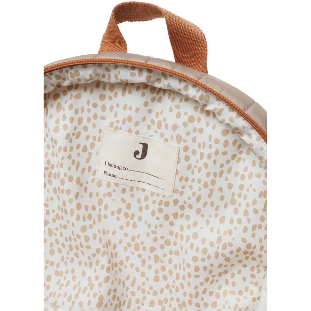 Jollein petit sac à dos enfant Puffed - Biscuit