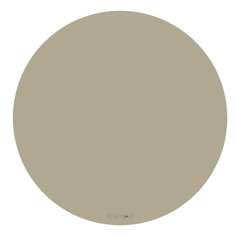 Tapis multifonction rond - Olive Haze Grey