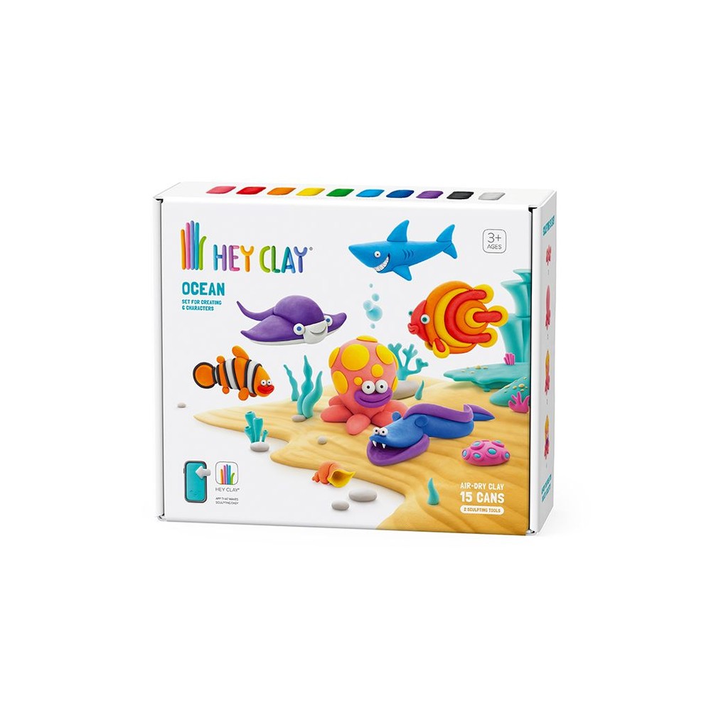 Hey Clay Argile autodurcissante Ocean - 15 pots